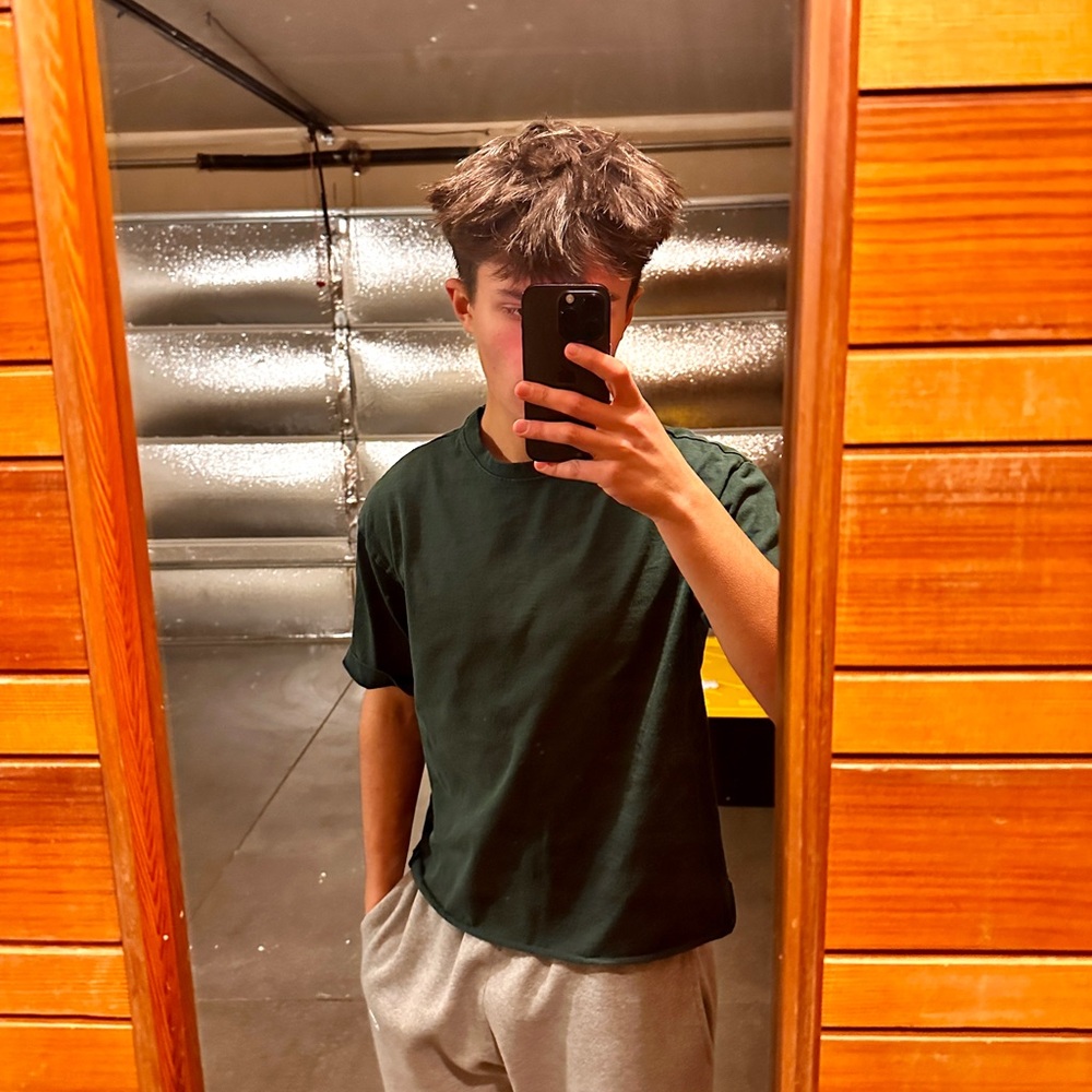 H&M Green Short Sleeve Tee